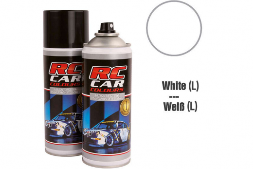RC CAR Colours Lexan Farbe Weiß in der Spraydose 400ml