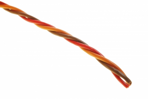 Servokabel 3x0,25mm² PVC verdrillt 1 Meter