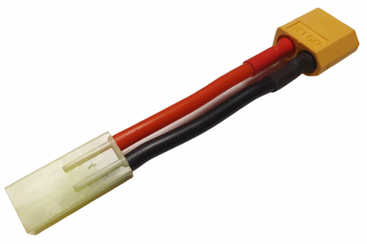 Adapter mit XT60 Stecker auf Tamiya Mini Buchse