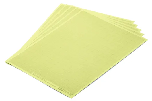 Tamiya Masking Folie 240x180mm mit mm Raster 5Stück