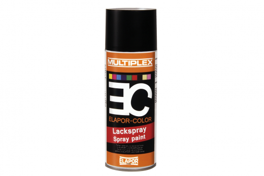 Multiplex EC - ELAPORCOLOR Konstruktionsschaumstoffoberflächen und ELAPOR Farbe Silber in der Spraydose 400ml