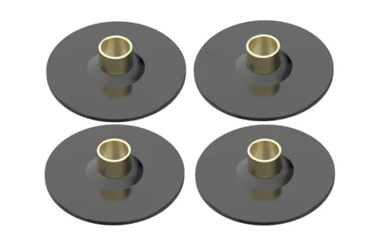 XLPower Ersatzteile POM Spezialscheiben für Rotorkopf 1mm 4Stück für XLPower Specter 700 V2, Specter 700 V2 Nitro und Specter 700 V2 NME