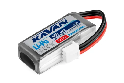 KAVAN LiPo Akku 400mAh 2S1P 7,4V 60C/120C