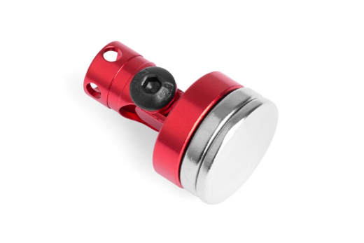 RC Auto Zubehör 1/10 Aluminium Magnet-Karosseriehalter in rot 4Stück