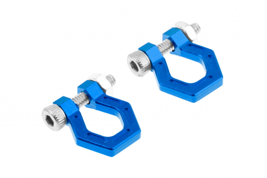 RC Crawler Scalezubehör 1/10 CNC Aluminium-Schleppösen blau