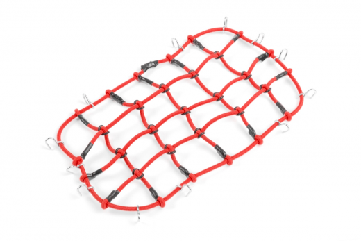 RC Crawler Scalezubehör 1/10 Dachträgernetz rot