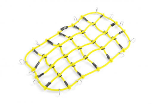 RC Crawler Scalezubehör 1/10 Dachträgernetz gelb