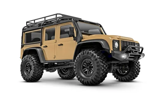 Traxxas TRX-4M LR Defender 4x4 tan 1/18 Crawler RTR Brushed mit Akku und USB Lader