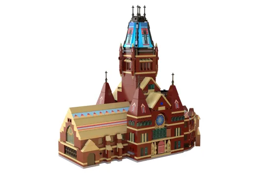 CaDA Klemmbausteine Harvard Memorial Hall - 1411 Teile