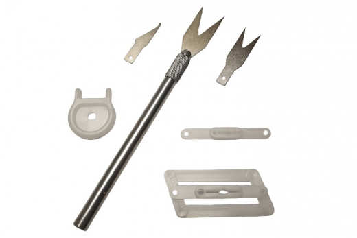Scharnierschlitzmesser Set