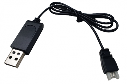DF Models Ersatzteile USB-Ladekabel 1S LiPo für DF-100 PRO FPV Helikopter mit FPV-Kamera und SkyWatcher 5in1 DIY Block-Drone RTF