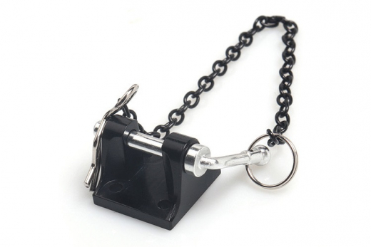 RC Crawler Scalezubehör 1/10 Anhängerkupplung mit Sicheurngsstift in schwarz