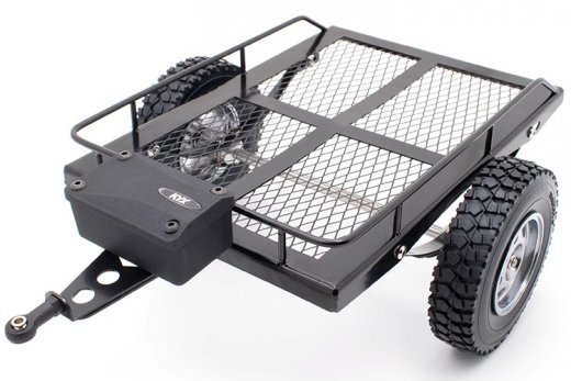 RC Crawler Scalezubehör 1/10 mittlerer Metall-Anhängerwagen