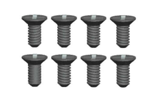 MODSTER Ersatzteile für RC Auto Mini Cito/Dasher Senkkopfschneidschrauben M2,6x5 8Stück