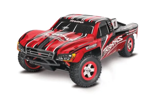 Traxxas Slash 4x4 rot 1/16 Short-Course RTR Brushed, mit Akku und USB-C-Lader