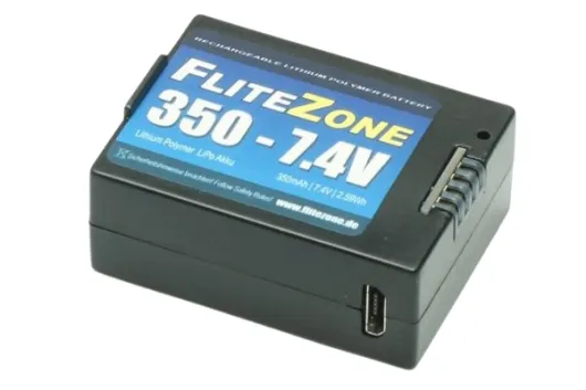 FliteZone LiPo Akku FliteZone 2S 7,4V 350mah für ADAC EC135