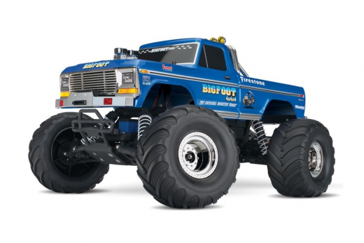 Traxxas BIGFOOT Original No.1 1/10 2WD Monster-Truck RTR Brushed, mit Akku und 4A USB-C-Lader