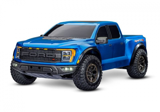 Traxxas Ford Raptor-R 4x4 VXL blau 1/10 Pro-Scale RTR Brushless, ohne Akku und Lader 