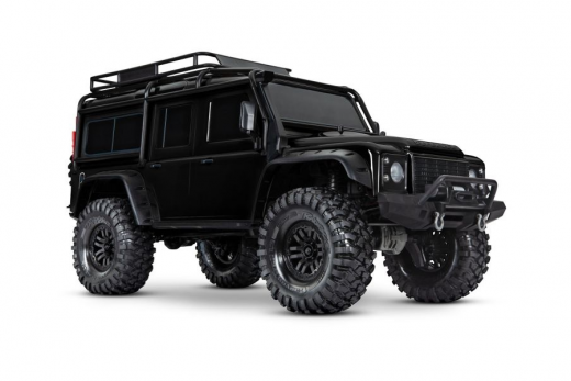 Traxxas TRX-4 Landrover Defender schwarz 1/10 Crawler RTR Brushed, ohne Akku und ohne Lader