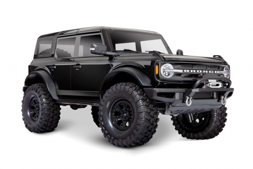 Traxxas TRX-4 2021 Ford Bronco schwarz 1/10 Crawler RTR Brushed, ohne Akku und ohne Lader
