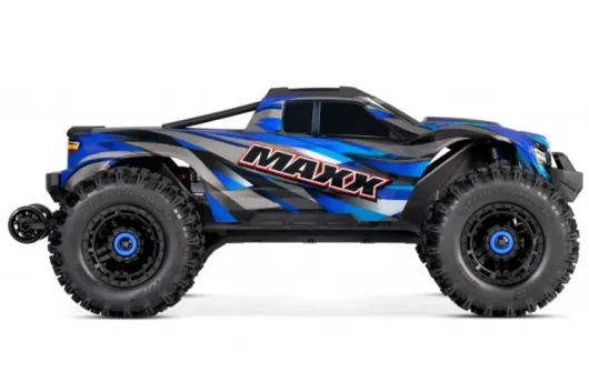 Traxxas MAXX 4x4 blau 1/10 Monster-Truck RTR Brushless, ohne Akku und Lader