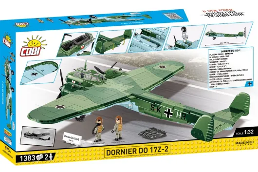 COBI Klemmbausteine Flugzeug Dornier DO17 Z2 - 1383 Teile