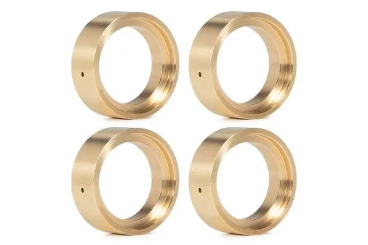 RC Crawler Scalezubehör 1/18 4x Messinggewicht für DTTRX4M072 Felgen für original Reifen in silber für TRX-4M