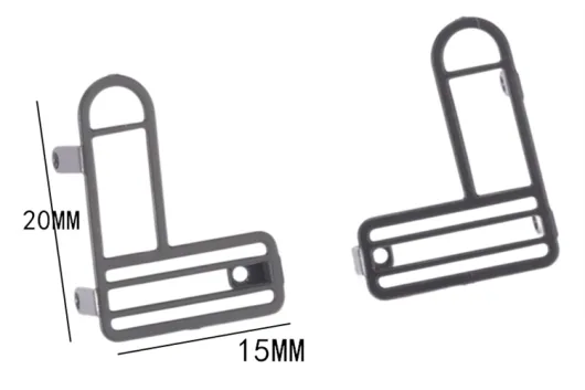 RC Crawler Scalezubehör 1/18 Lichtabdeckungsschutz-Dekoration aus Metall für TRX-4M Defender