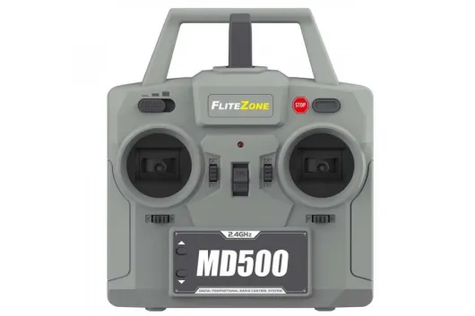 FliteZone RC Heli Scale Hubschrauber Hughes RC Heli MD500E Helicopter RTF Set