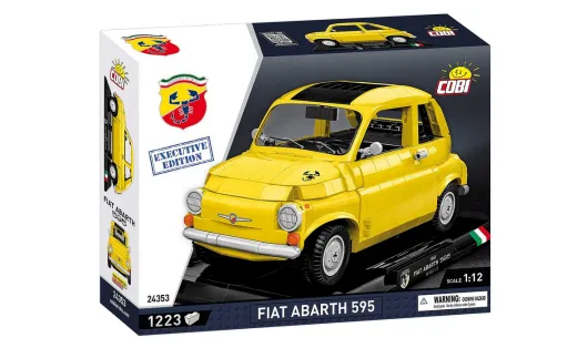 COBI Klemmbausteine Auto Maßstab 1:12 Fiat 500 Abarth Executive Edition - 1223 Teile