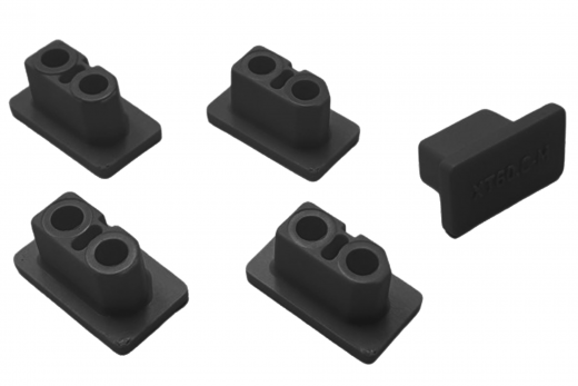 Abdeckkappen für XT60 Stecker 5 Stück in schwarz