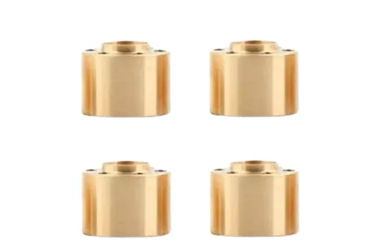 RC Crawler Zubehör 1/10 Messing Felgenverbreiterungsadapter / Gewicht 12mm mit Sechskantnabe für 1,9Zoll und 2,2Zoll Felgen 4Stück