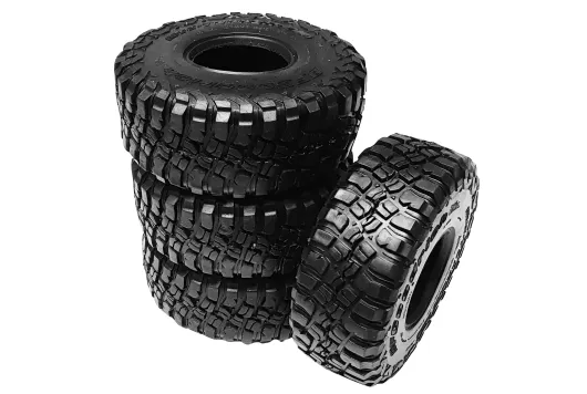 RC Crawler Scalezubehör 1/10 2,2 Zoll Reifen 122x45mm 4Stück