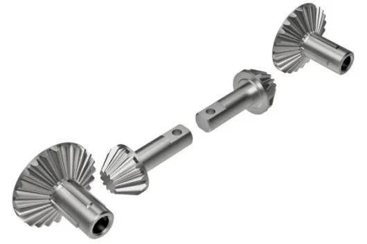 Traxxas Tuning Tellerrad und Triebling aus Metall je 2Stück für TRX-4M 1/18