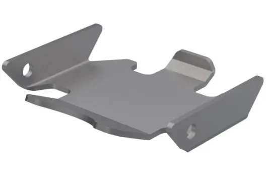 Traxxas Tuning Schutzplatte aus Edelstahl für Chassis für TRX-4M 1/18