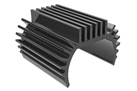 Traxxas Tuning Kühlkörper aus 6061-T6 Aluminium in dunkel-titan für Motor Titan 87T für TRX-4M 1/18
