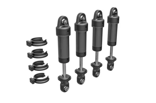 Traxxas Tuning GTM Dämpfer aus 6061-T6 Aluminium in dunkel-titan Komplett 4Stück für TRX-4M 1/18