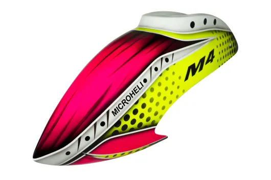 Microheli Airbrush Fiberglass Monster Jaw Haube für OMPHobby M4