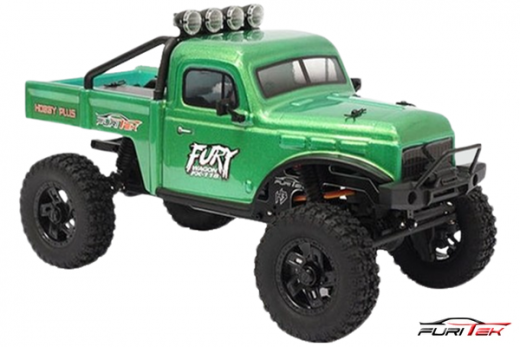 FuriTek 1/18 Brushless RC Crawler Kit FX118 FURY WAGON in grün 2,4GHz RTR