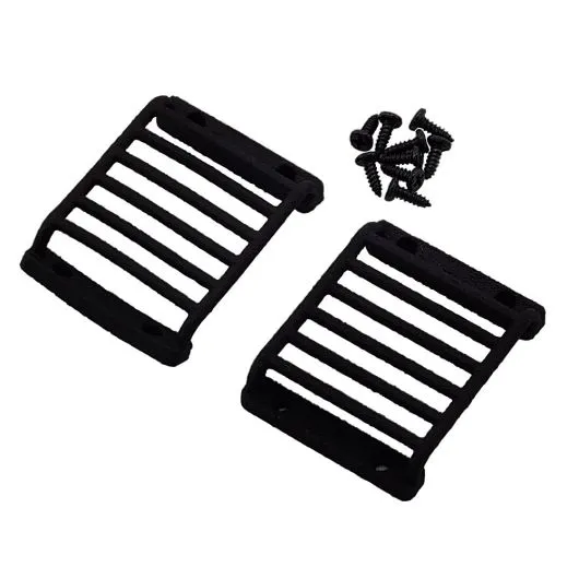 rcTURN RC Crawler Scalezubehör 1/18 Frontscheinwerfer-Gitter aus Nylon für TRX-4M Defender