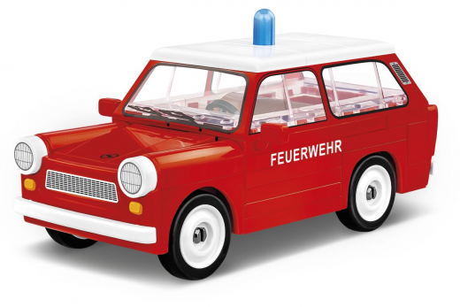 COBI Klemmbausteine Auto Trabant 601 Universal Feuerwehr - 77 Teile