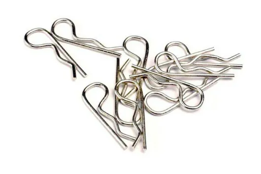 Traxxas Karosseriesplinte Standard in chrom 12Stück