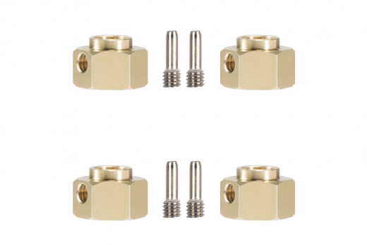Radmitnehmer aus Messing 6mm 4Stück für TRX-4