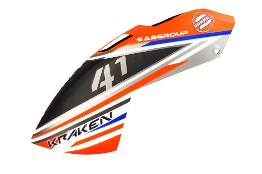 SAB Goblin Kabinenhaube in orange blau für Kraken 700S