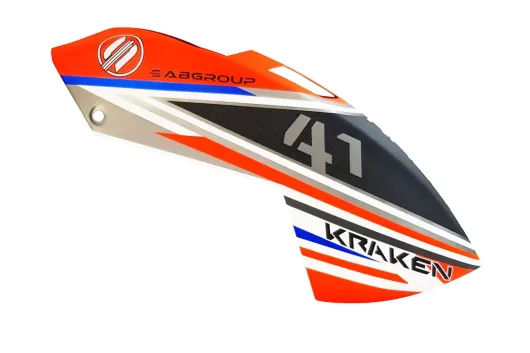 SAB Goblin Kabinenhaube in orange blau für Kraken 700S