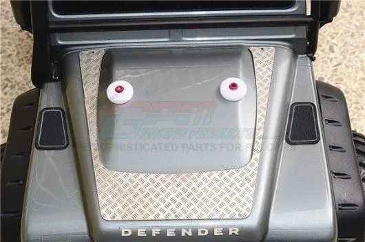 GPM Edelstahl Schutzblech für Motorhaube für Traxxas TRX4 Defender