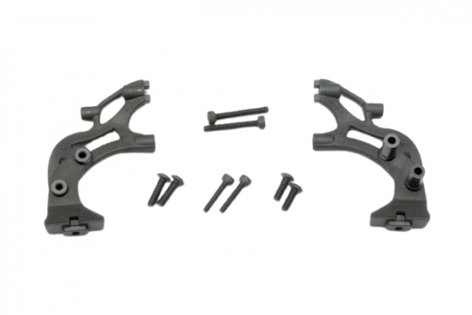 Traxxas Ersatzteile Flügelhalter in schwarz für E-Revo 1/16