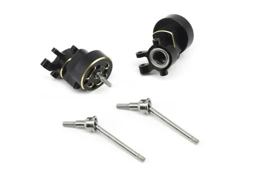 RC Crawler Tuningset Portal-Achsen Umbausatz aus Messing und Stahl für TRX-4M