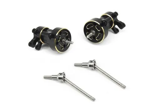 RC Crawler Tuningset Portal-Achsen Umbausatz aus Messing und Stahl für TRX-4M