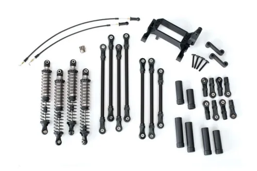 Traxxas Tuning Long Arm Lift komplett Kit in schwarz für TRX-4 1/10